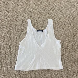 Brandy melville basic white tank